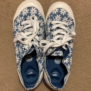 Rocket dogs. Blue and white